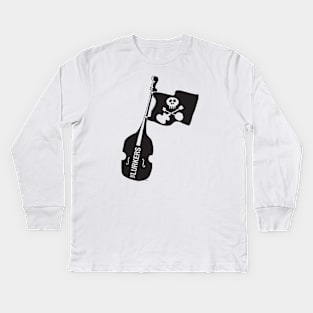 The Lurkers: Hillbilly punk flag Kids Long Sleeve T-Shirt